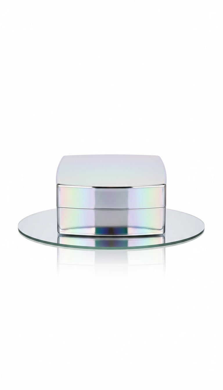 Long-Wear Foundation Compact Holo Silver Case